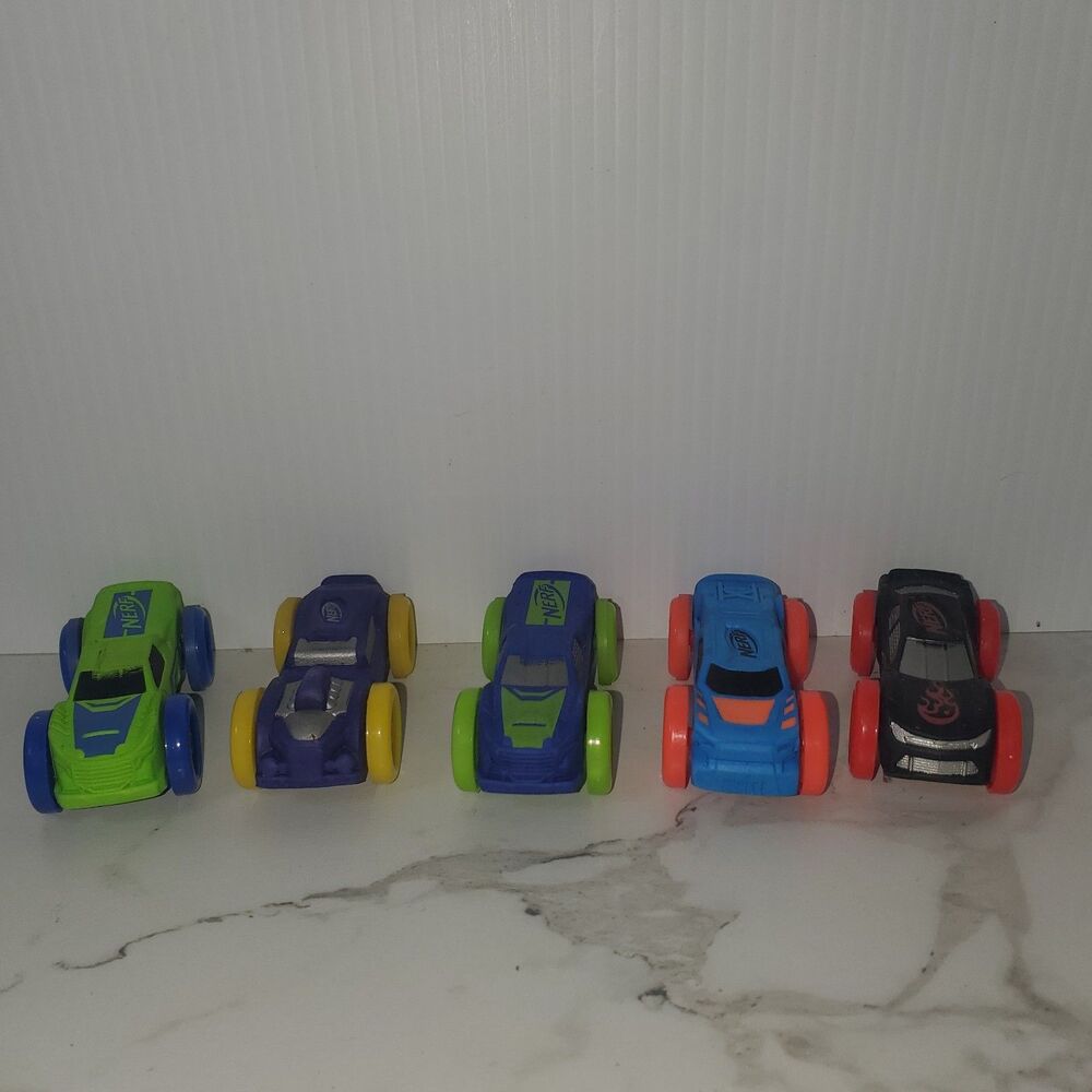 Nerf Nitro Foam Car Bundle Lot of 5 Cars Toys Replacement